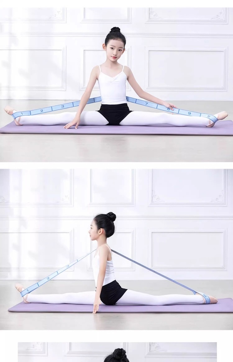 001 Fitness Segmented Correction Digital Dance Uomo e Donna Spalla Apertura Fascia di Resistenza Yoga Stretch Elastico_voghion.com