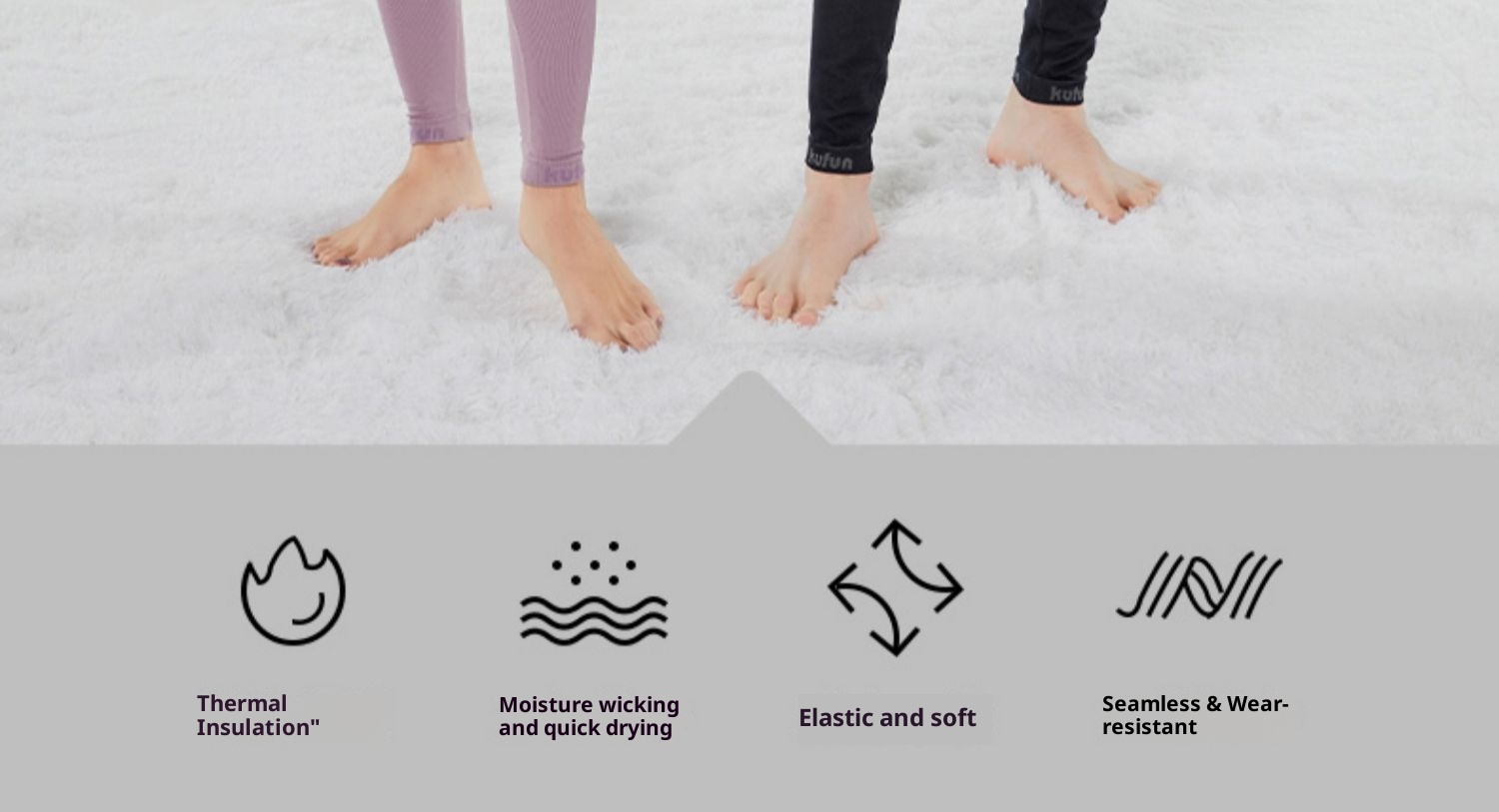 001 Kufeng Quick-Dry Sweat Wicking Thermal Compression Alpinismo Intimo Professionale Tuta da Sci Pantaloni Base Layer Per_voghion.com