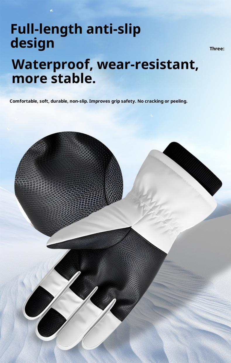 001 Heren Ski Winter Warm Touchscreen Fietsen Sport Winddicht Outdoor Dames Rijhandschoenen_voghion.com