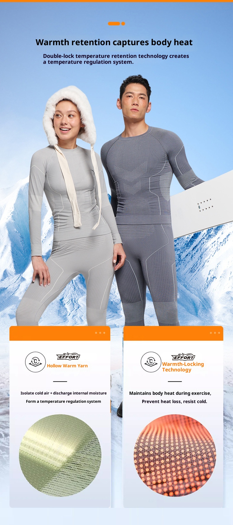 001 Merino Yünlü Hızlı Kuruyan Giysiler Erkekler Kadınlar Açık Hava Yürüyüşü Kayak Termal İç Çamaşırı Nem Emici Sonbahar ve Kış_voghion.com