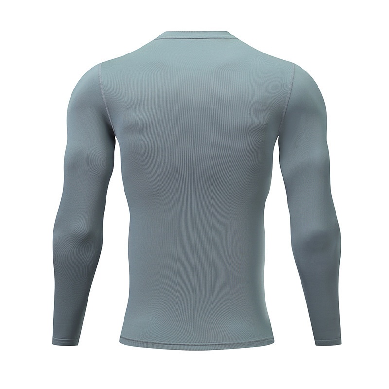 001 2024 Autumn New Quick-Dry Long Sleeve Compression Shirt For Men, Cycling Skiing Base Layer, Children's Running Sports_voghion.com
