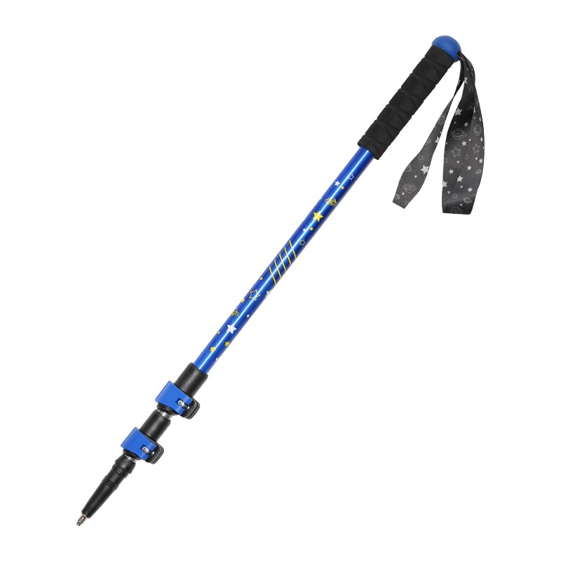 001 Bastón de trekking infantil ultraligero LACAL para exteriores, senderismo, escalada y viajes. Bastón telescópico especial._voghion.com