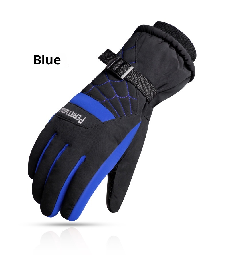 001 Guanti invernali da uomo, caldi, da sci, per moto, bici elettrica, impermeabili, antifreddo, antiscivolo, in cotone spesso_voghion.com