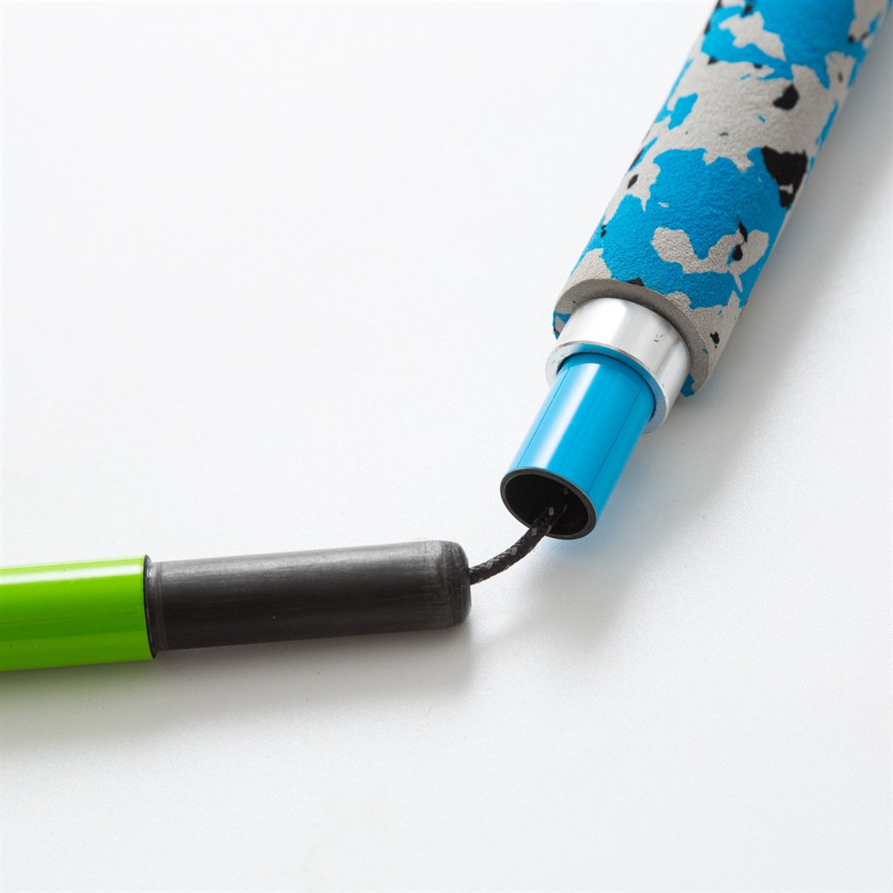 001 Bastone da trekking pieghevole a cinque sezioni in fibra di carbonio ad alto modulo ultraleggero, fornitura diretta dalla fabbrica_voghion.com