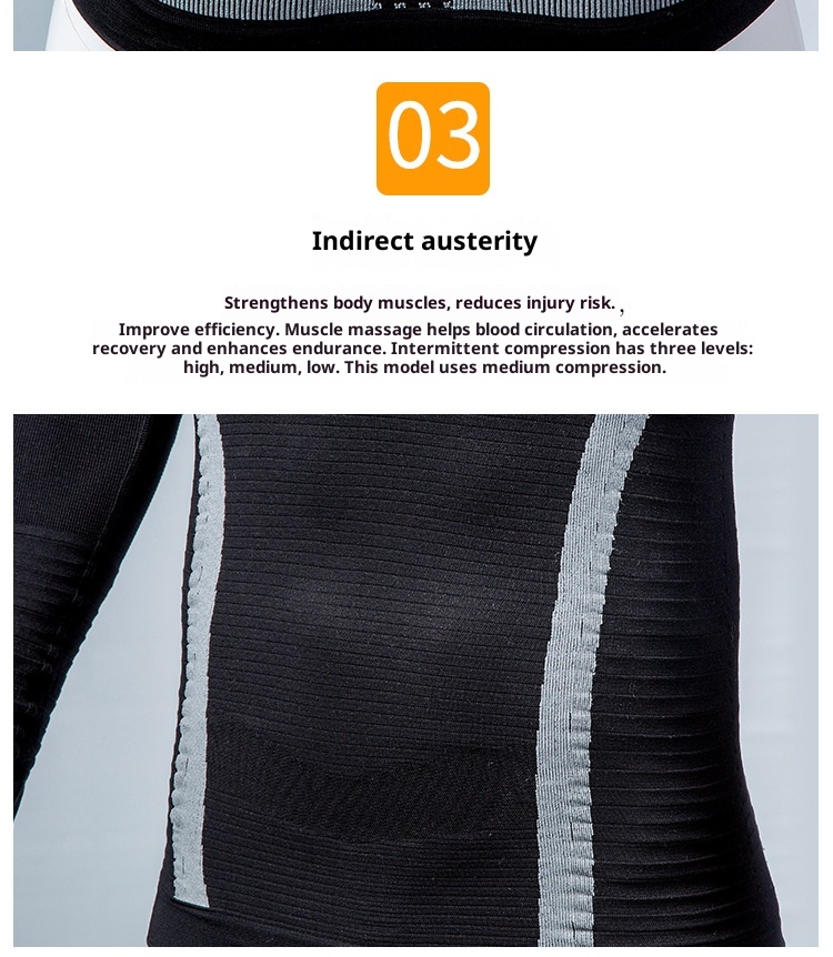 001 Professional Sports Compression Long Sleeve Quick-Dry Tight-Fitting Shirt Unisex Base Layer Equipment Thermal Outdoor_voghion.com