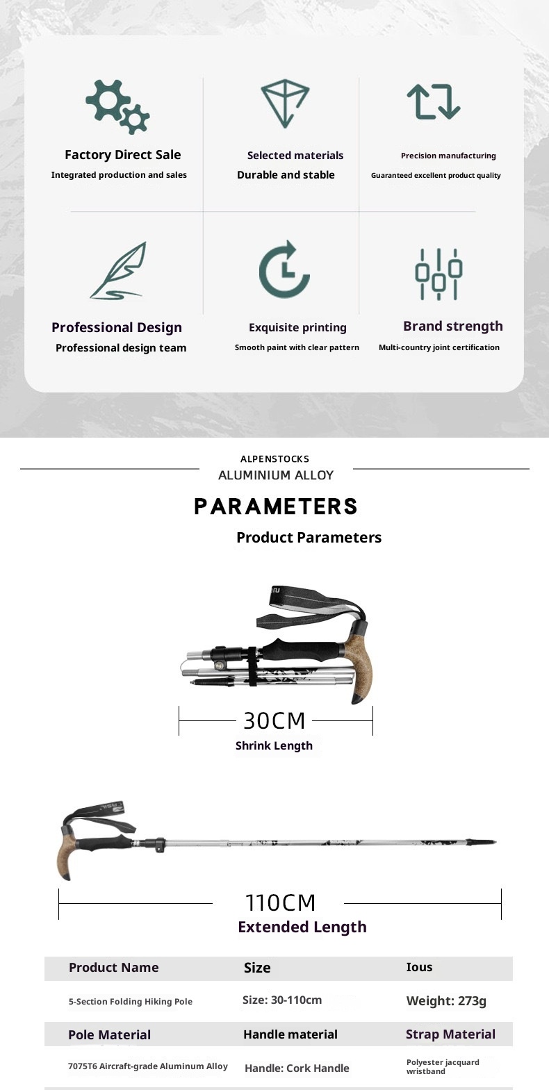 001 Manico curvo ultra corto in lega di alluminio a forma di T per esterni, pieghevole, fuoristrada, arrampicata, escursionismo, multifunzionale, camminata_voghion.com