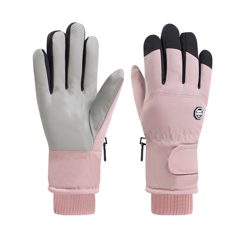 001 Damen-Ski 2025 Neu Herbst Winter Fleecegefüttert Verdickt Warm Kältebeständig Winddicht Touchscreen Elektrofahrradfahren_voghion.com