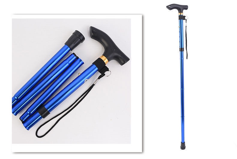 001 Ultraleichte, faltbare Trekkingstöcke, faltbare Wanderstöcke, ausziehbare, tragbare Reisestöcke aus ABS_voghion.com