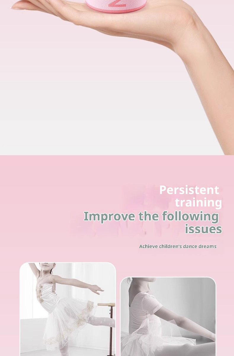 001 Esercizio di stretching per balletto con corda elastica digitale segmentata per studenti di danza per bambini_voghion.com