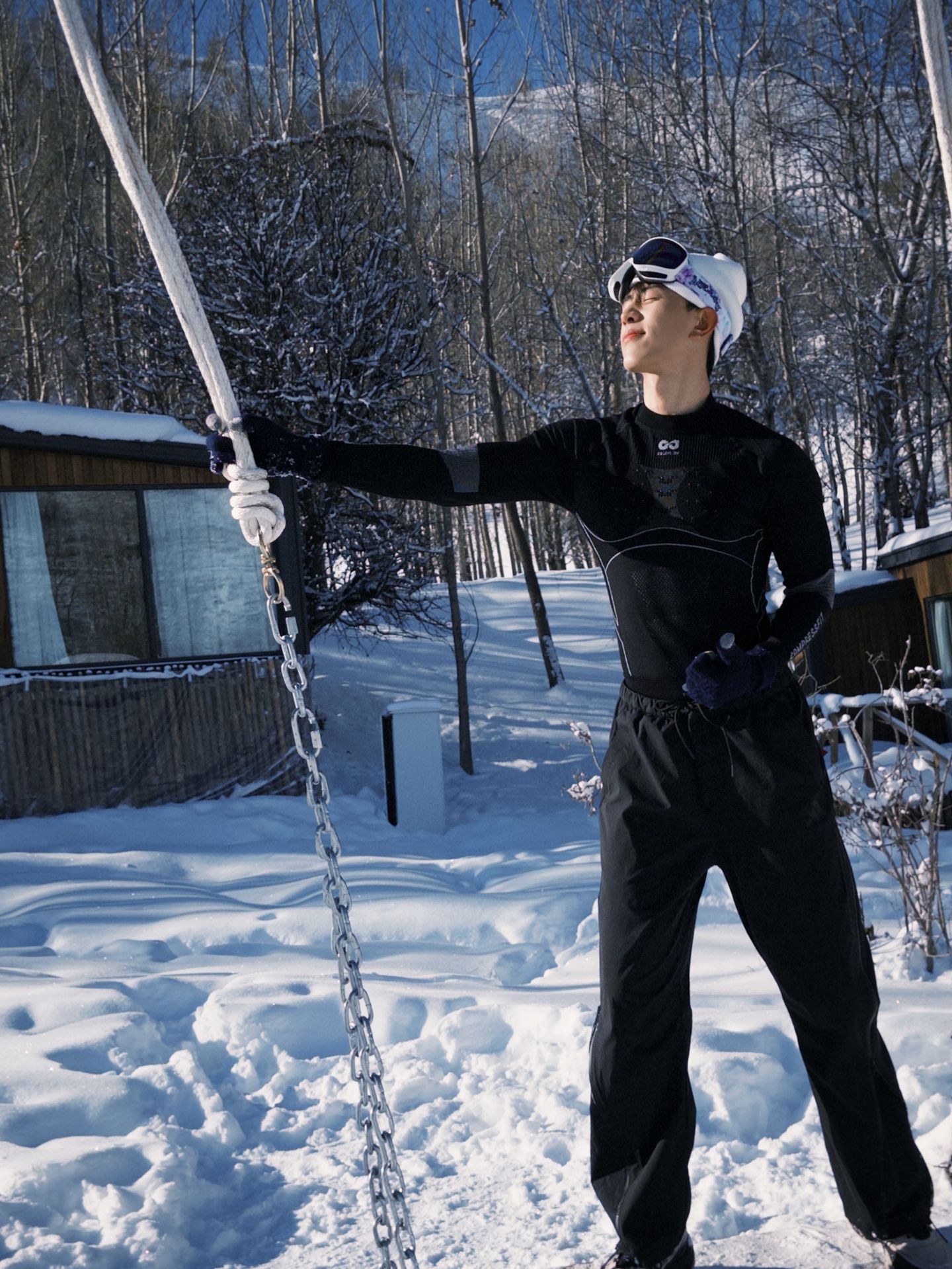 001 Men's Quick-Dry Skiing Jacket Winter Outdoor Cycling Running Mountaineering Sports Functional Compression Base Layer_voghion.com