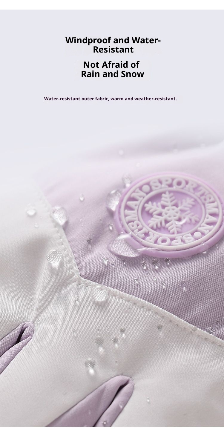 001 Winter-Skihandschuhe für Herren, Touchscreen-fähig, wasserdicht, fleecegefüttert, dick gefüttert, warm, winddicht, für Outdoor-Sportarten, für Studenten_voghion.com