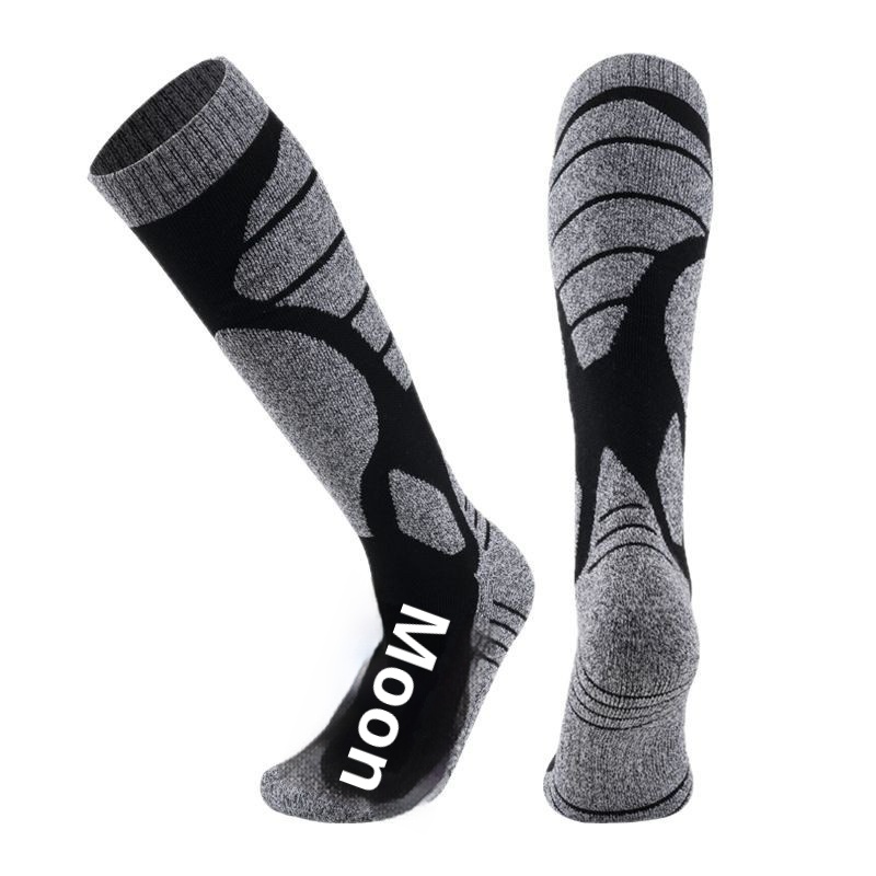 ActiveGo ActiveGo Ski Men And Women Long Tube Warm Thickened Towel Bottom Sports Snow Mountaineering Performance Socks_voghion.com