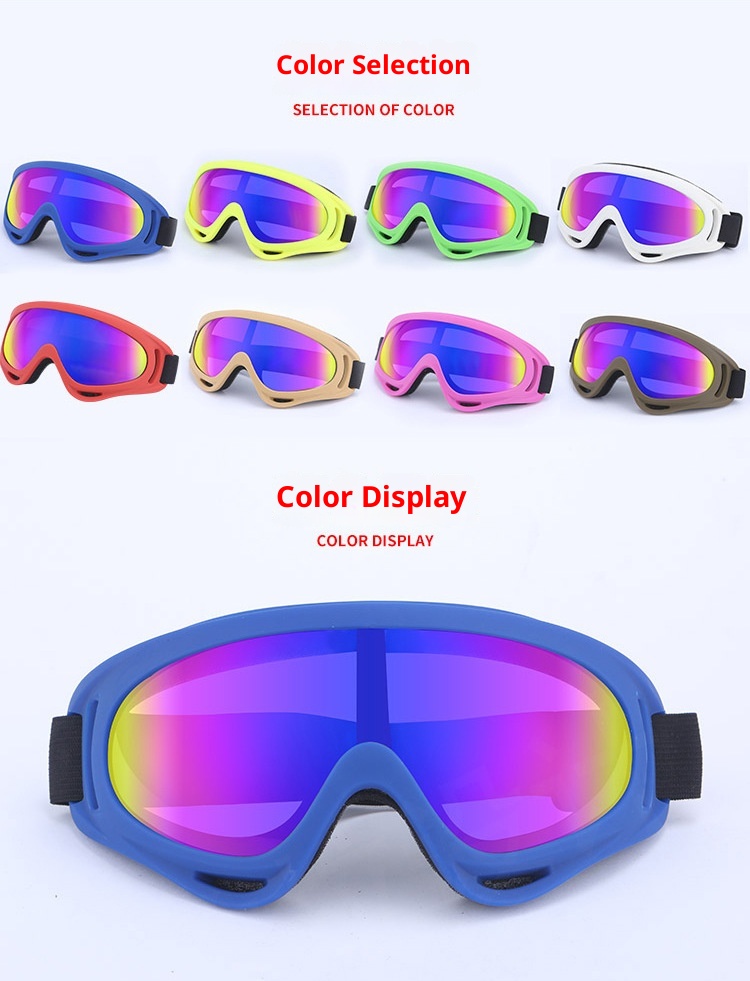 001 X400 Motorbril Tactisch Winddicht Zandbestendig Off-road Stootvast Skibril Buitensporten_voghion.com