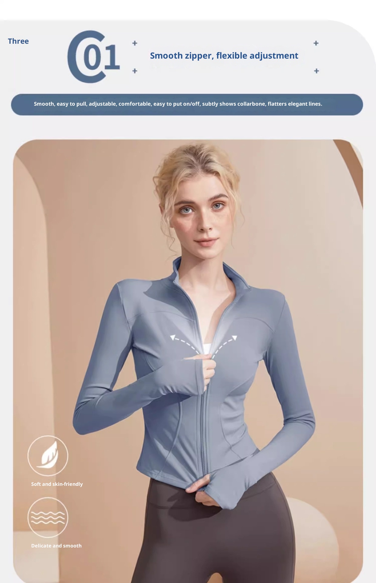 001 Lulu Yoga Giacca sportiva aderente, traspirante, ad asciugatura rapida, con colletto alto, vestibilità slim e dimagrante, per allenamento, ad alta elasticità_voghion.com