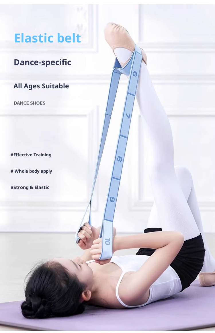 001 Fitness Segmented Correction Digital Dance Uomo e Donna Spalla Apertura Fascia di Resistenza Yoga Stretch Elastico_voghion.com