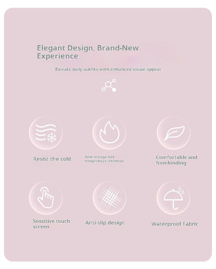 001 Winter-Skihandschuhe für Herren, Touchscreen-fähig, wasserdicht, fleecegefüttert, dick gefüttert, warm, winddicht, für Outdoor-Sportarten, für Studenten_voghion.com