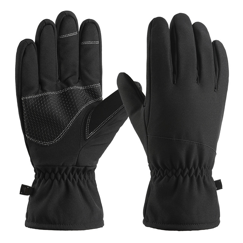 ActiveGo Winter New Fleece-Lined Warm Gloves Outdoor Skiing Cycling Touchscreen Windproof Cold-Proof Non-Slip Mountaineering_voghion.com