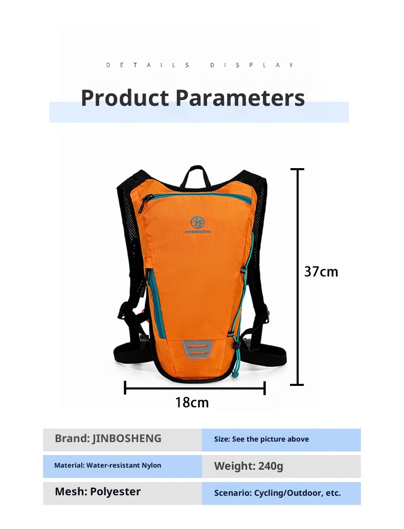 Sac à dos de sport léger pour le cyclisme, la randonnée, la moto, le vélo et l'alpinisme (modèle 001) - Homme et femme_voghion.com