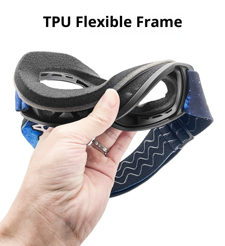 001 Occhiali da neve per bambini, ragazzi e ragazze, traspiranti, antiappannamento, cilindrici, da uomo_voghion.com