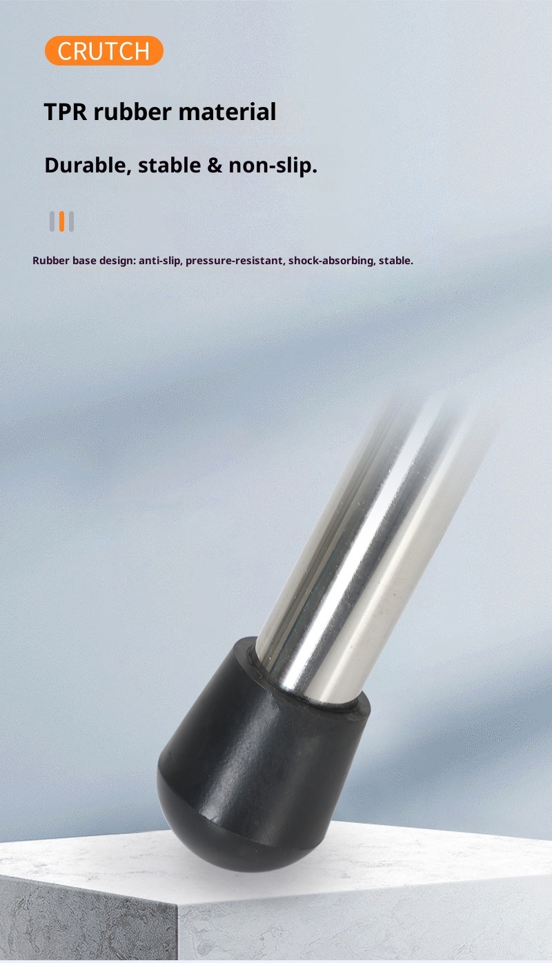 001 Bastone da passeggio telescopico antiscivolo regolabile per esterni in acciaio inossidabile per uso domestico per anziani disponibile all'ingrosso_voghion.com