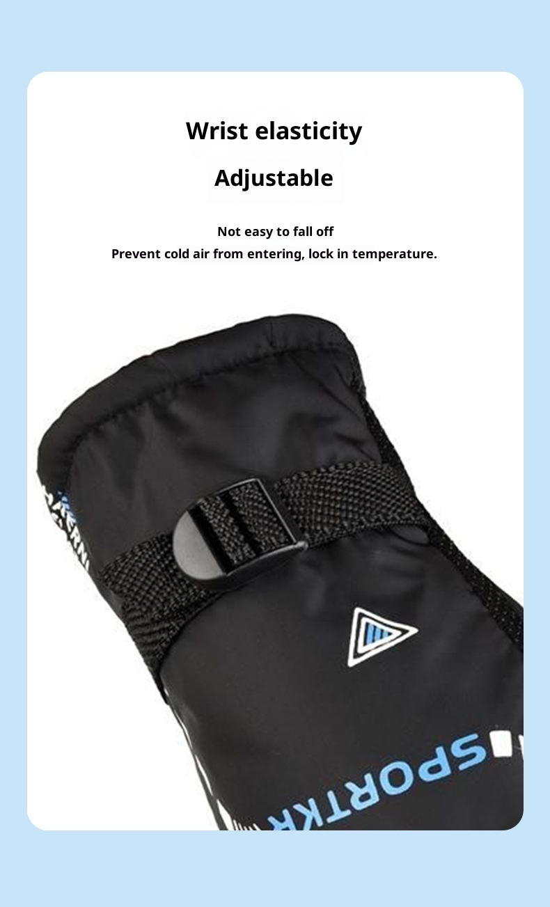 ActiveGo Winter Warm For Men, Fleece-Lined And Thickened, Outdoor Riding, Windproof, Waterproof, Cold-Proof, Skiing, Motorcycle,_voghion.com