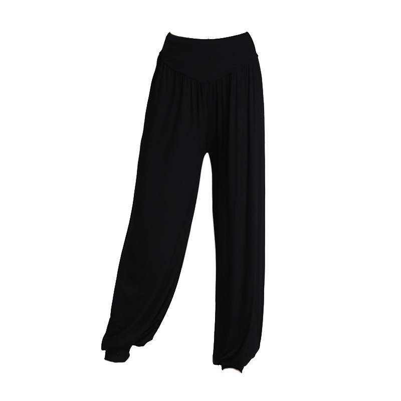 001 New Style Foreign Trade Cross-Border Yoga Modal Exercise Sports Long Square Dance Loose Plus Size Lantern Pants_voghion.com