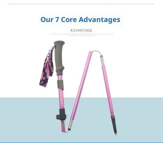 001 Mini bastone da passeggio in fibra di carbonio per bambini, leggero, pieghevole, da escursionismo, per esterni, portatile, attrezzatura da arrampicata_voghion.com