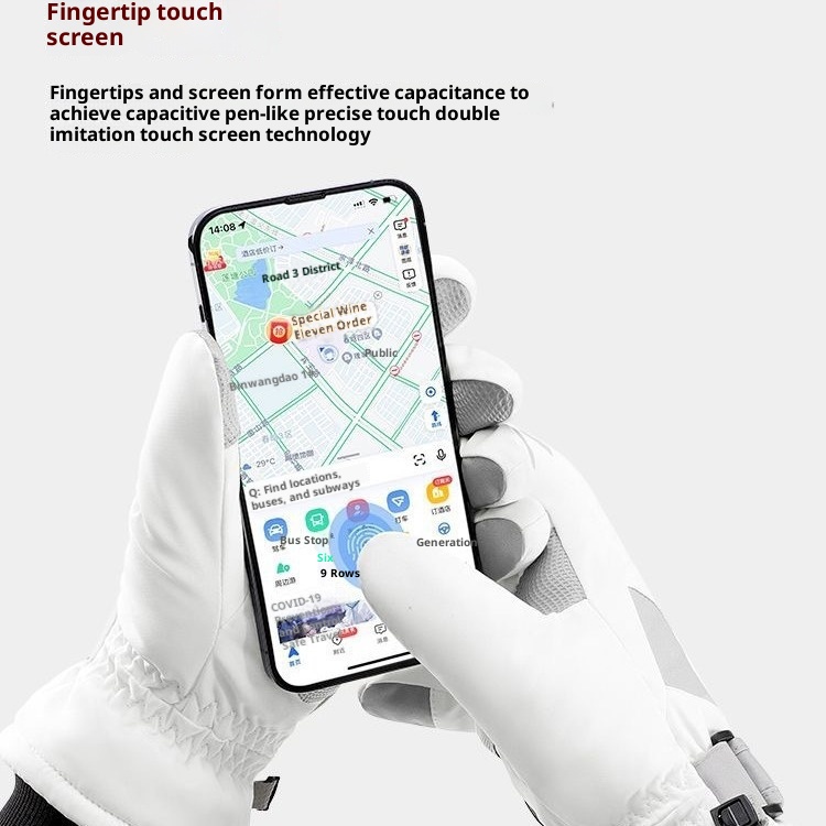 001 Ski Y8 Herfst Winter Koppel Mannen Vrouwen Rijden Warm Fleece Gevoerd Verdikt Touchscreen Sport Koudebestendig Dik Katoen_voghion.com