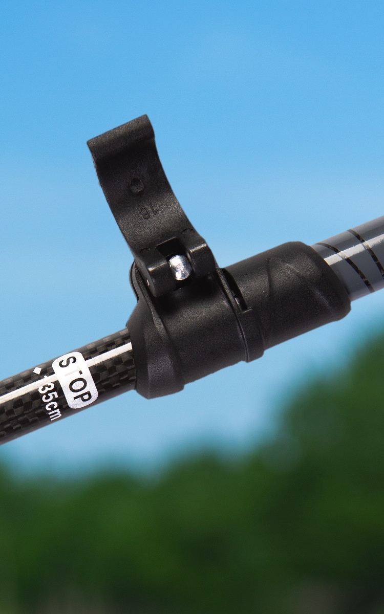 Boucle en alliage d'aluminium 001 pour bâton de randonnée extérieur, accessoires universels, écrou de verrouillage externe anti-perte_voghion.com