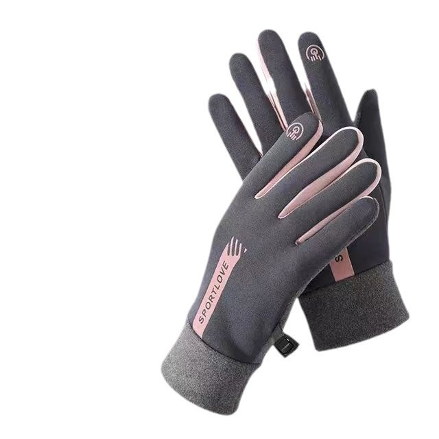 ActiveGo Thermal Women's Cycling Gloves Fleece Lined Thickened Windproof Touchscreen Electric Motorcycle Winter Skiing Outdoor_voghion.com