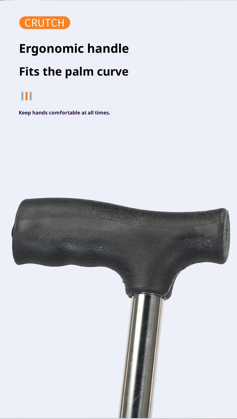 001 Bastone da passeggio telescopico antiscivolo regolabile per esterni in acciaio inossidabile per uso domestico per anziani disponibile all'ingrosso_voghion.com