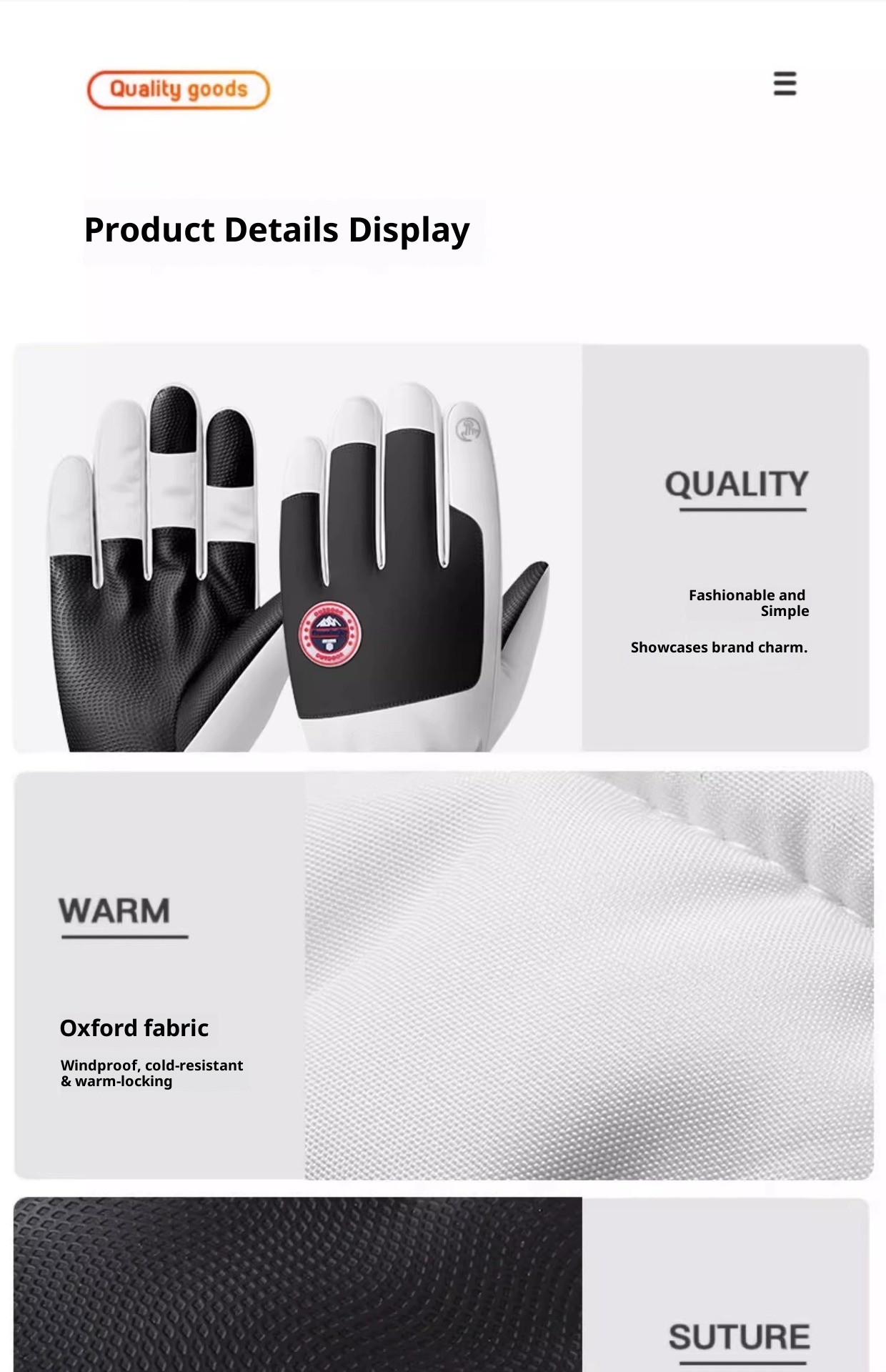 001 Verdikte skihandschoenen voor heren, winddicht, bestand tegen de kou, waterdicht, fleecevoering, warme winterkatoen,_voghion.com