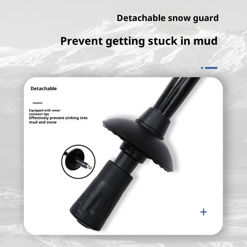 001 Bastone da passeggio per arrampicata all'aperto per uomini e donne, asta telescopica pieghevole per bambini, attrezzatura per la spedizione gratuita_voghion.com