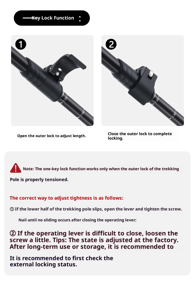 001 7075 Bastone da passeggio telescopico antiscivolo professionale ultraleggero in lega di alluminio per esterni_voghion.com