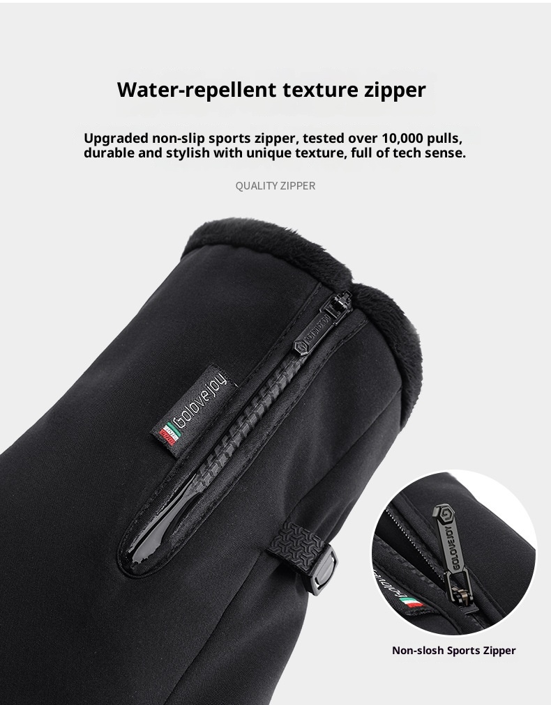 ActiveGo Leiqi Winter Cycling Outdoor Sports Mountaineering Waterproof Windproof Warm Thickened Cotton-Padded Unisex Ski Gloves_voghion.com