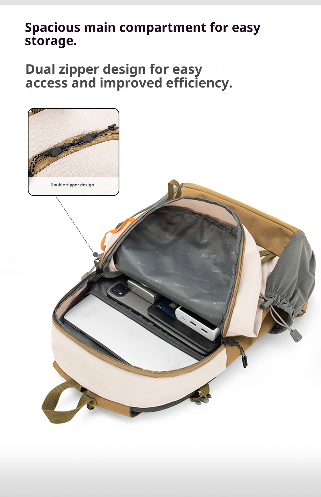 001 Outdoor-Wanderrucksack für Damen, wasserdicht, ultraleicht, klein (22 l), ideal zum Wandern und Bergsteigen, leichter Rucksack_voghion.com