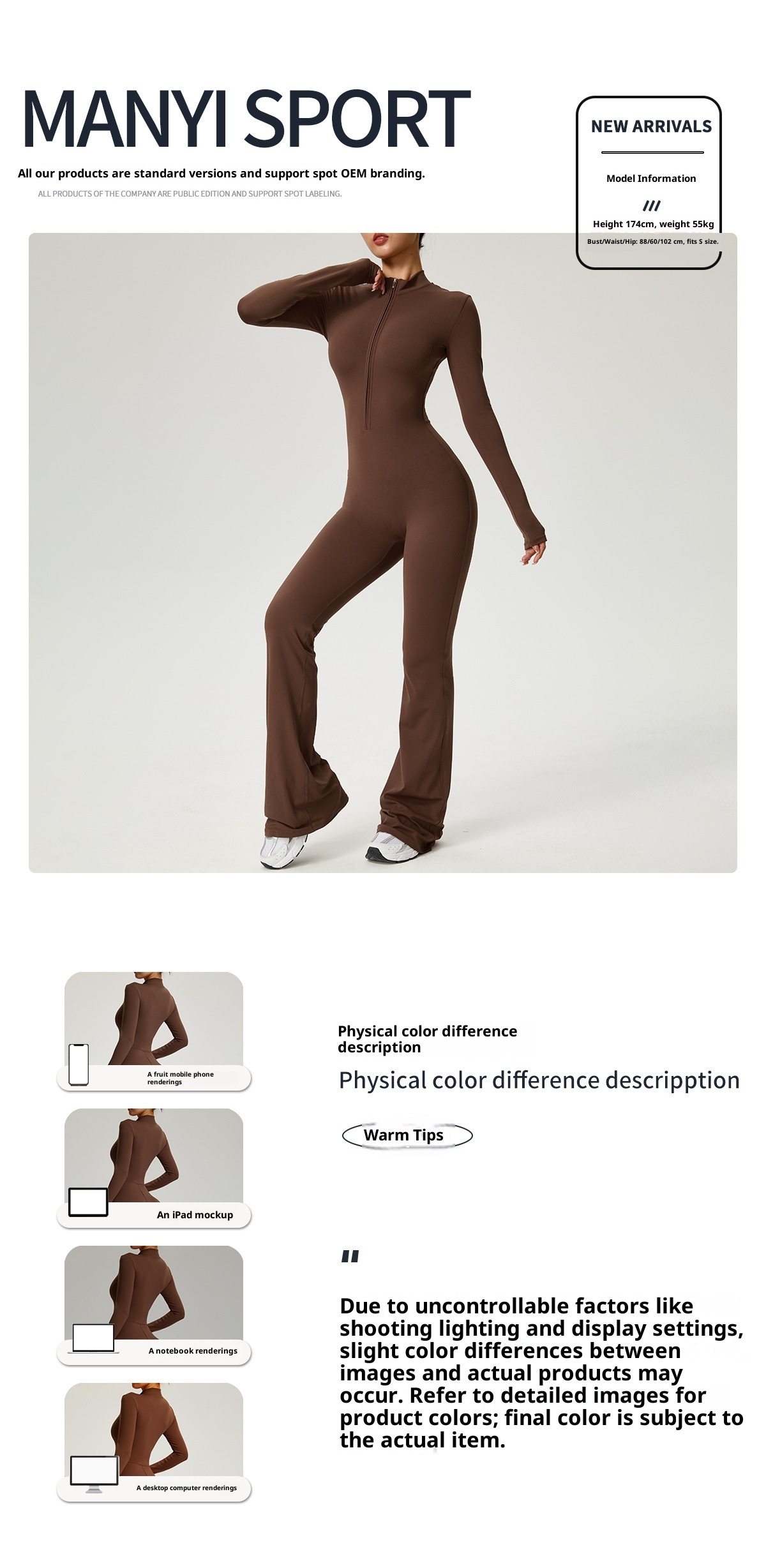 001 Cross-Border Zipper Cloud Feel Langarm-Yoga-Jumpsuit, hochintensiver Fitness-Sport-Einteiler, eng anliegend_voghion.com