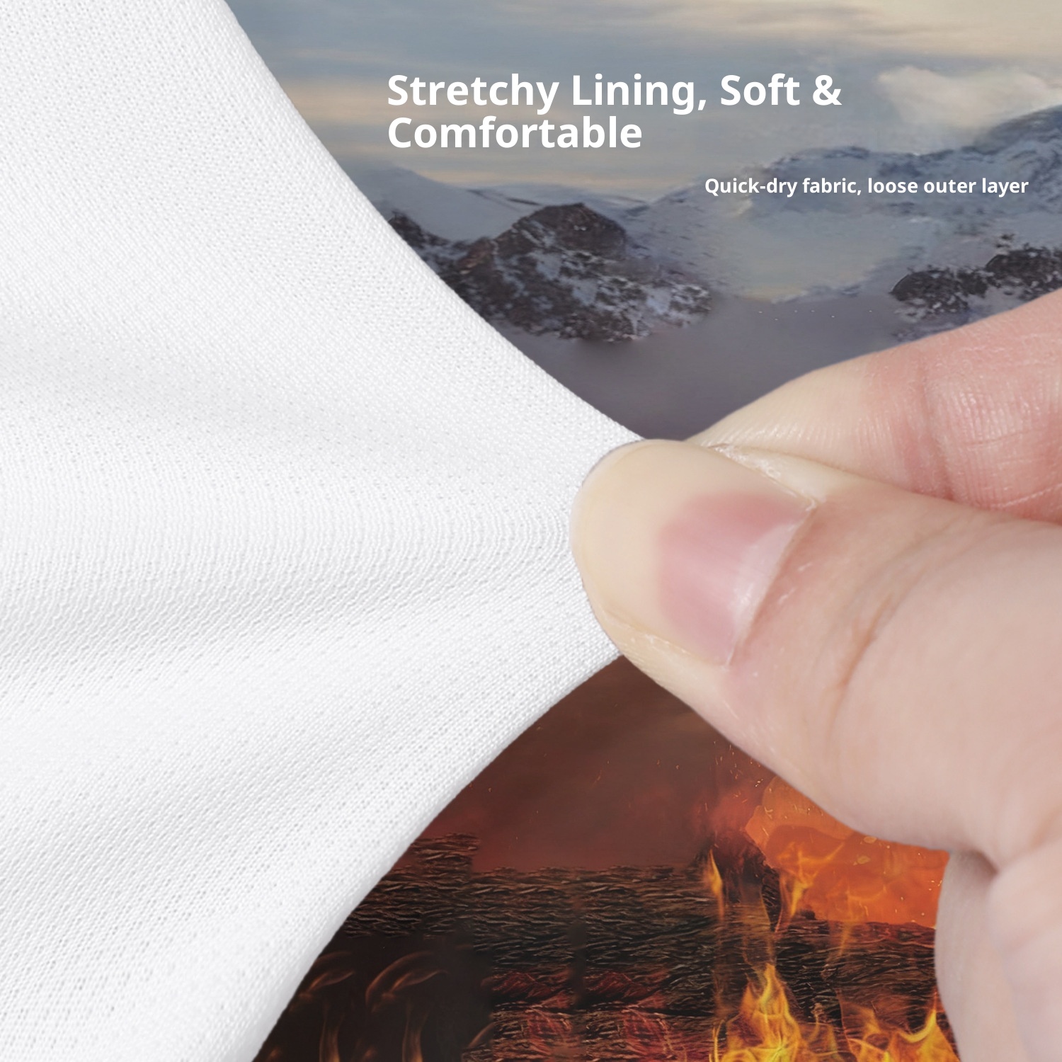 001 Completo sportivo foderato in pile per uomo, autunno inverno, per attività all'aperto, sci, corsa, asciugatura rapida, strato di base termico attillato_voghion.com