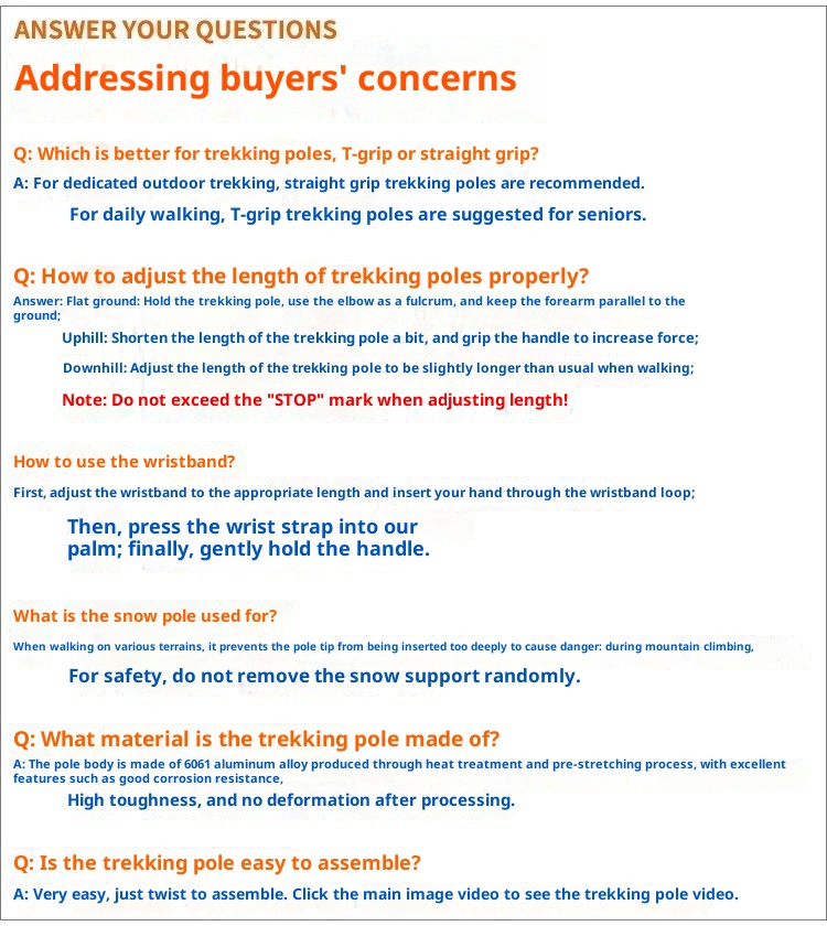 001 Pole Accessories Hiking Stick Protective Cover Anti-Slip Head Trekking Tourist Poles Dropshipping_voghion.com