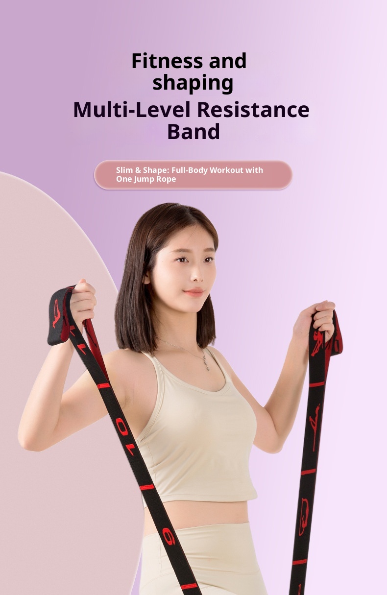 001 Fasce elastiche per esercizi di danza latina per bambini, con resistenza allo yoga, apertura delle spalle per donne e bambini, alta elasticità_voghion.com