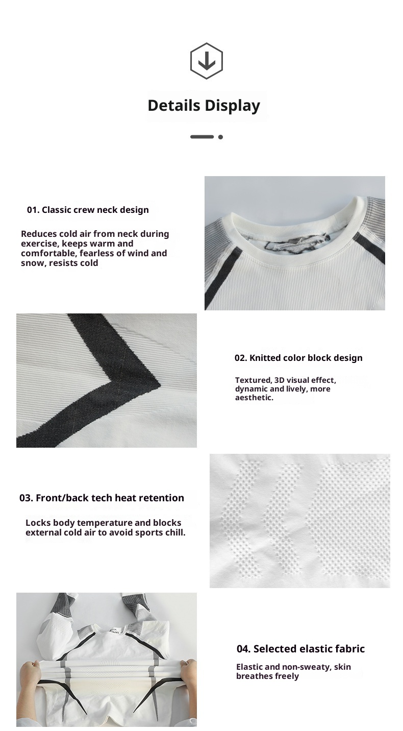 001 Outdoor Special Abbigliamento da sci a compressione ad asciugatura rapida per uomo e donna, autunno inverno, attillato, termico traspirante_voghion.com