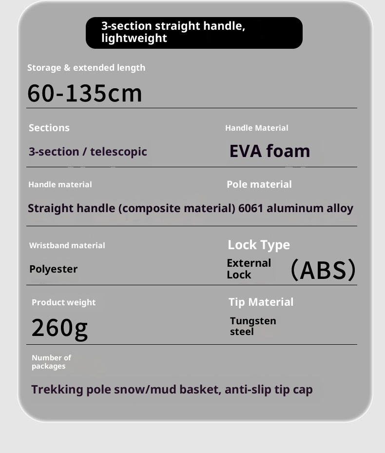 001 Peak Bastoncino da trekking 2 in 1 speciale per arrampicata ed escursionismo, bastone da passeggio telescopico in lega di alluminio con attacco a scatto_voghion.com