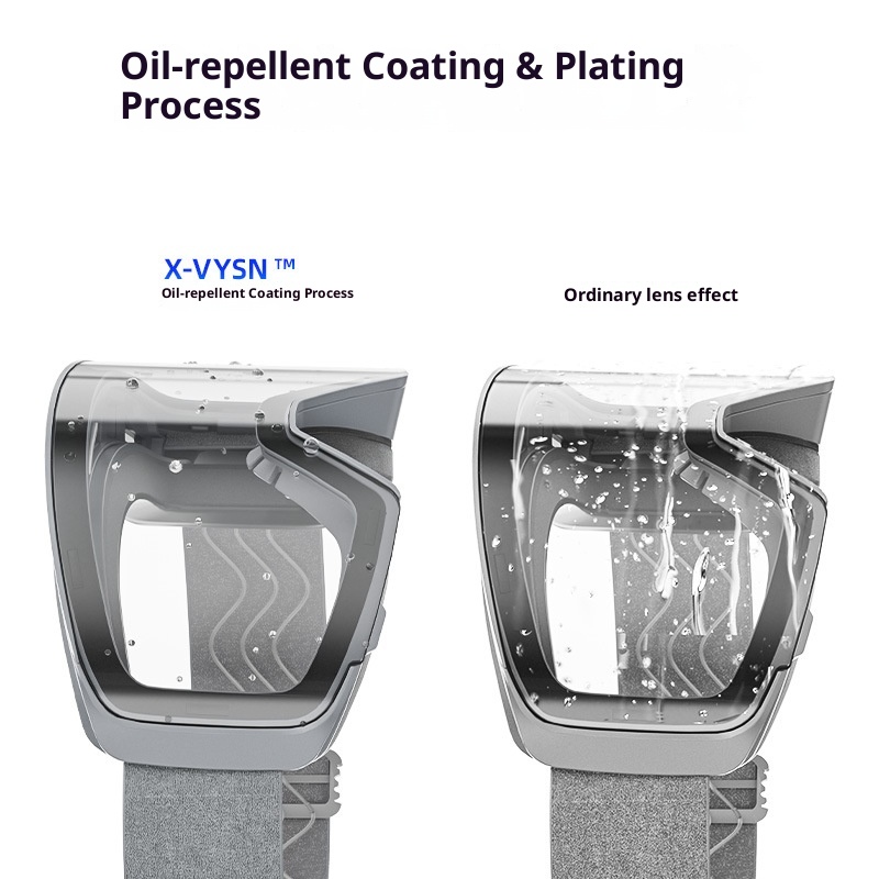 001 Flip Cover Color Changing Ski Anti-Fog Professional Outdoor Mountaineering Windproof Goggles Single And Double Board_voghion.com