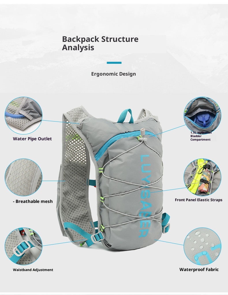 001 Hydration Cross-Border Water Multi-Functional Running Backpack Reflective Sports Cycling Bag_voghion.com
