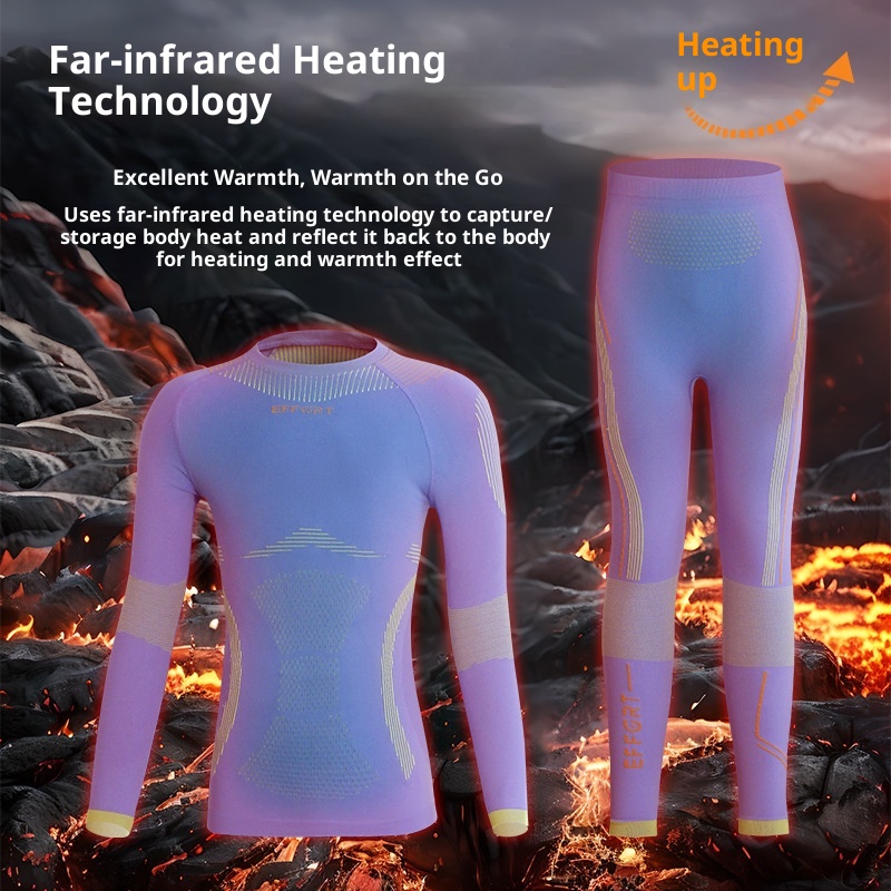 Camiseta de compresión de secado rápido 001 para esquí, unisex, transpirable, cálida y funcional. Ideal para deportes al aire libre._voghion.com