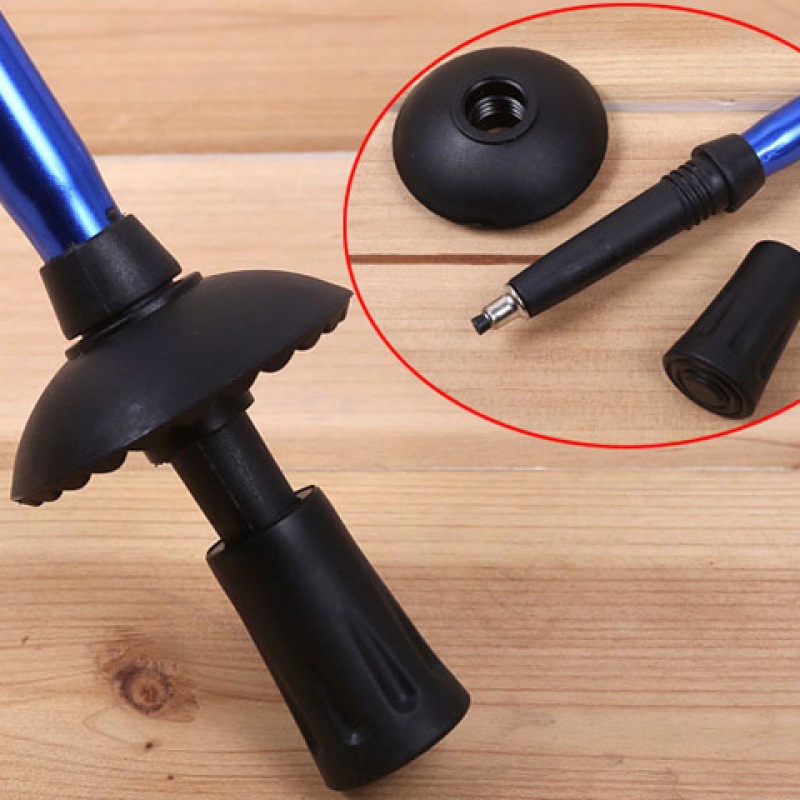 001 Attrezzatura per l'escursionismo: bastoncini da trekking, stampelle per anziani, camminata, escursionismo telescopico in lega di alluminio ultraleggero_voghion.com