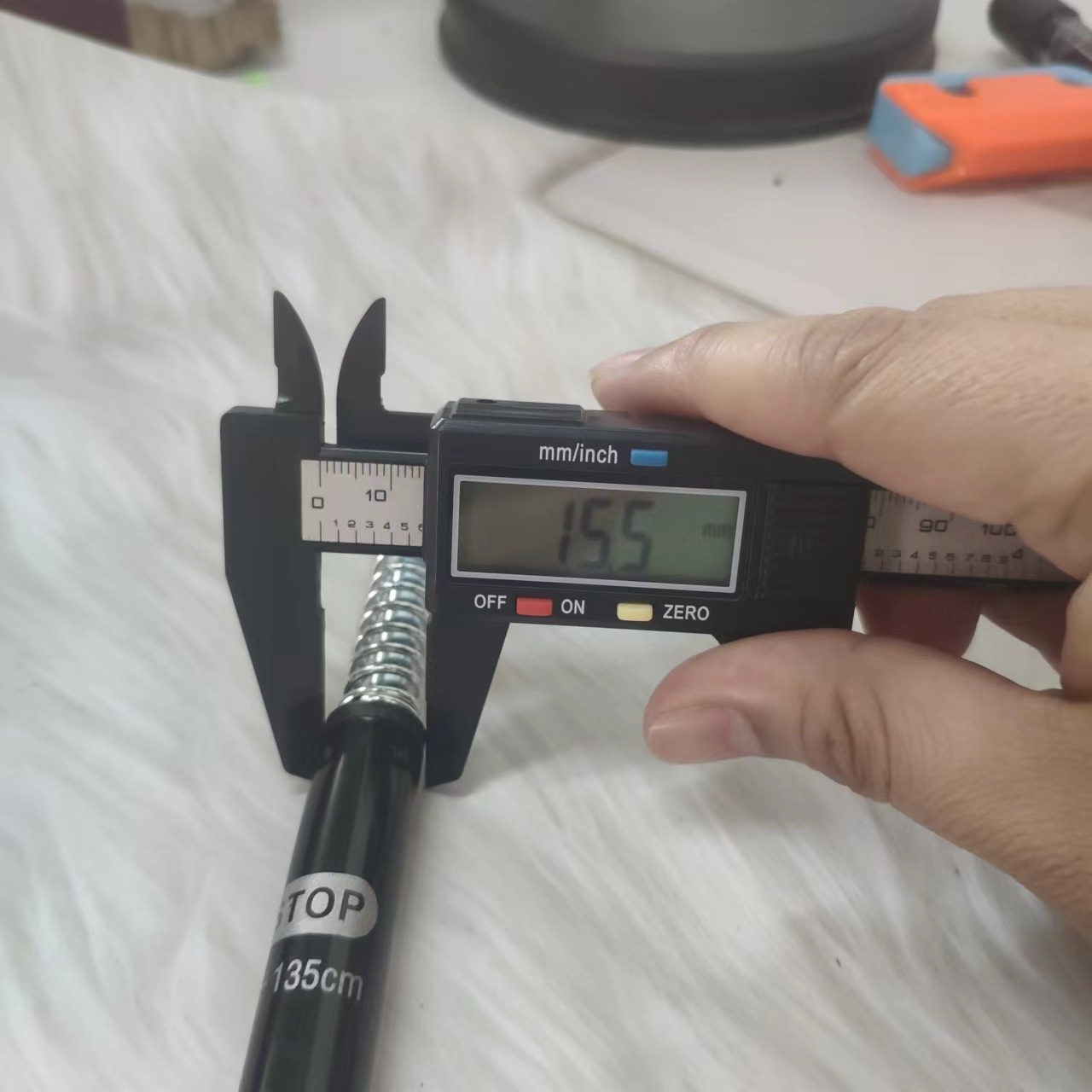 001 Trekking Pole Accessories Head Shock Absorption System Outdoor Hiking Black White With Yellow And Blue Expansion Series_voghion.com