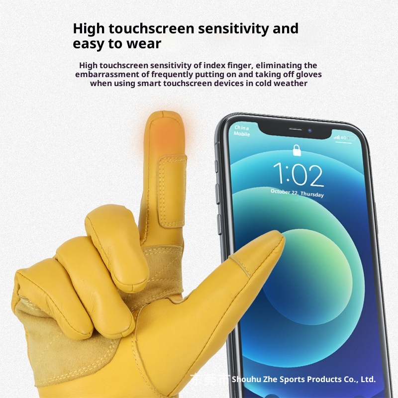 ActiveGo Winter-Outdoor-Sportarten Skifahren Radfahren Fleecegefüttert Verdickt Kältebeständig Winddicht Touchscreen Warme Handschuhe_voghion.com