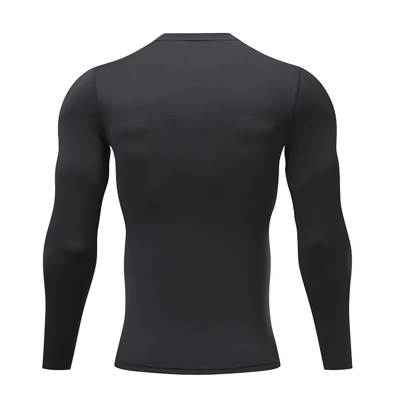 001 2024 Autumn New Quick-Dry Long Sleeve Compression Shirt For Men, Cycling Skiing Base Layer, Children's Running Sports_voghion.com