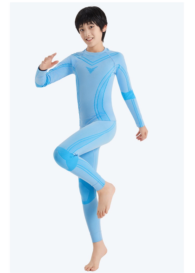 001 Quick-Dry Clothing For Children, Thermal Compression Functional Underwear, Boys And Girls Sweat-Wicking Breathable Set,_voghion.com